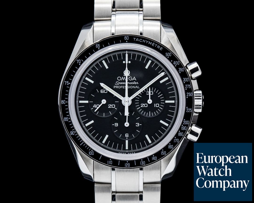 Image of Omega Speedmaster Professional Moonwatch SS Black Dial