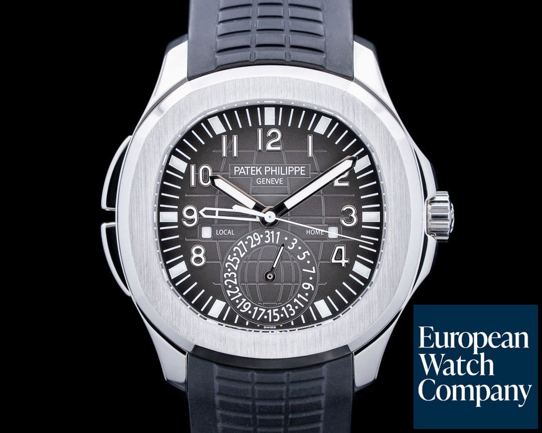 Image of Patek Philippe 5164A Aquanaut Travel Time SS Black Dial