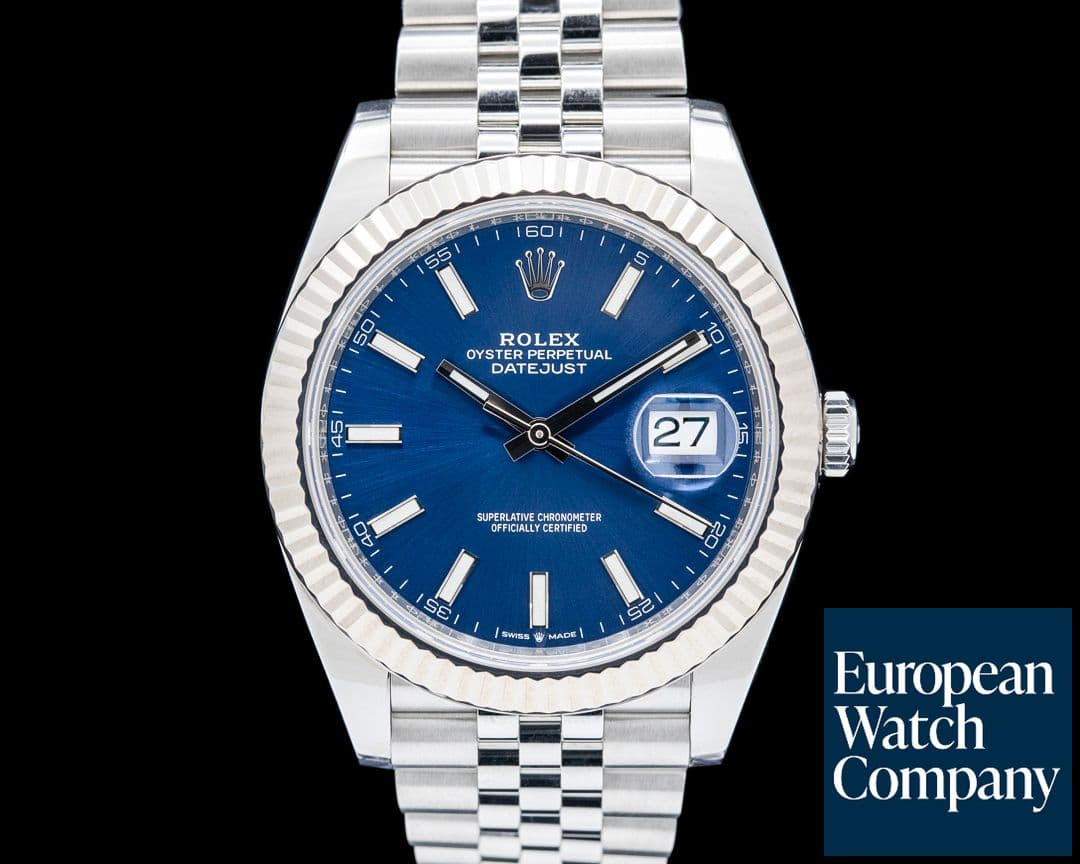 Image of Rolex 126334 Datejust 41MM SS Blue Dial