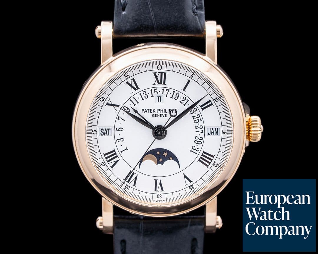 Image of Patek Philippe 5059R Perpetual Calendar Retrograde 18K Rose Gold White Dial