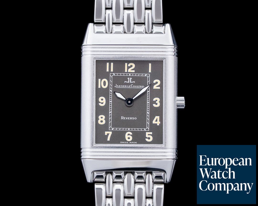 Image of Jaeger LeCoultre 251.8.86 Reverso Classique "Shadow" SS Gray Dial