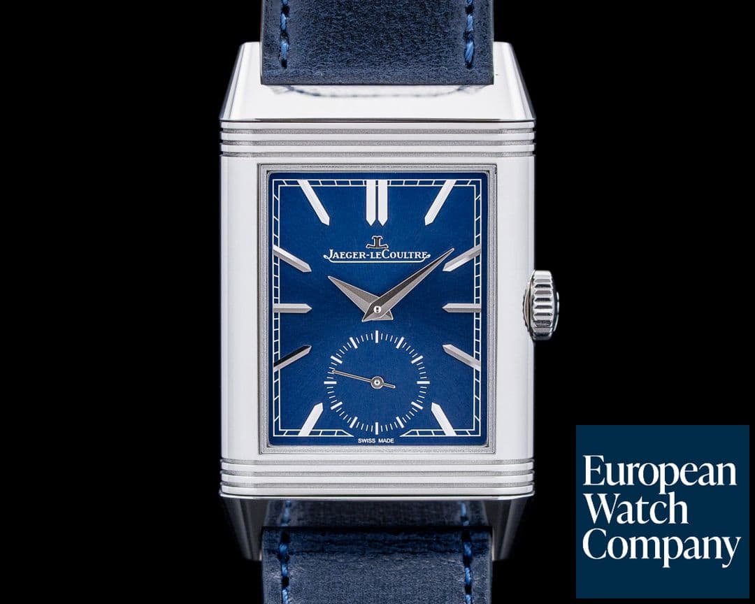 Image of Jaeger LeCoultre Q3978480 Reverso Tribute Monoface SS Blue Dial