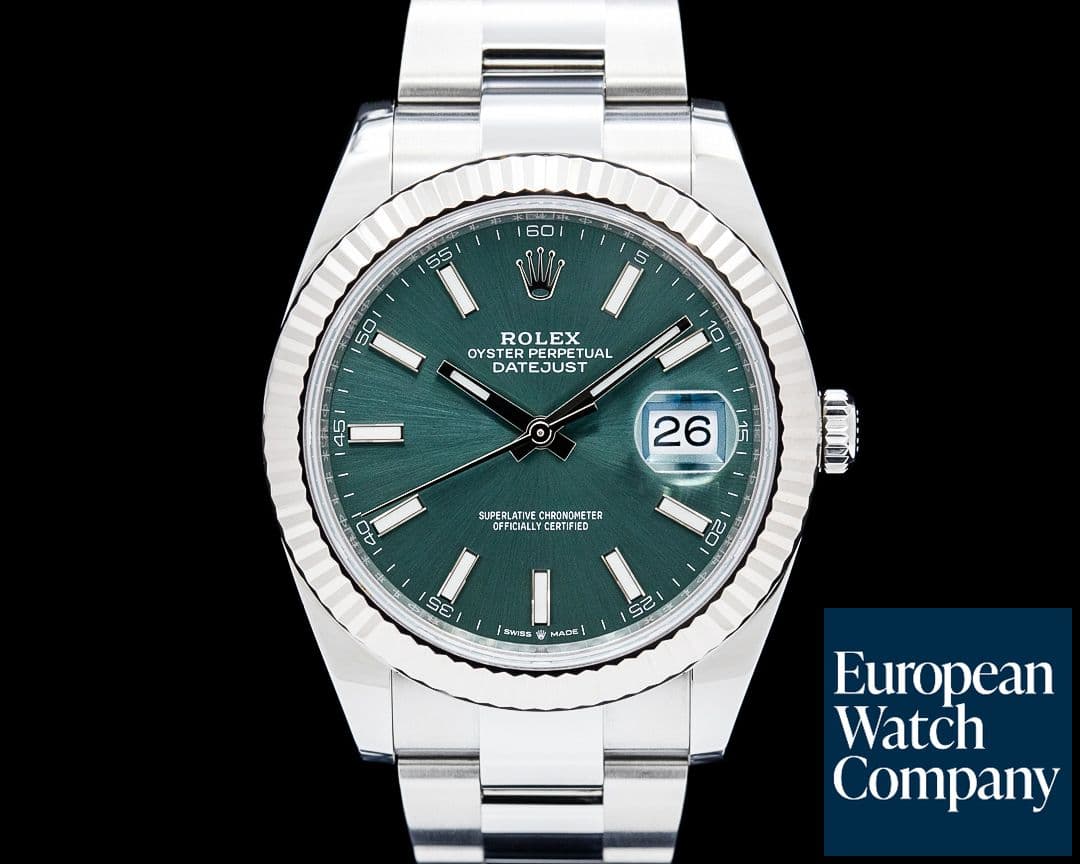 Image of Rolex 126334 Datejust 41MM SS Green Dial