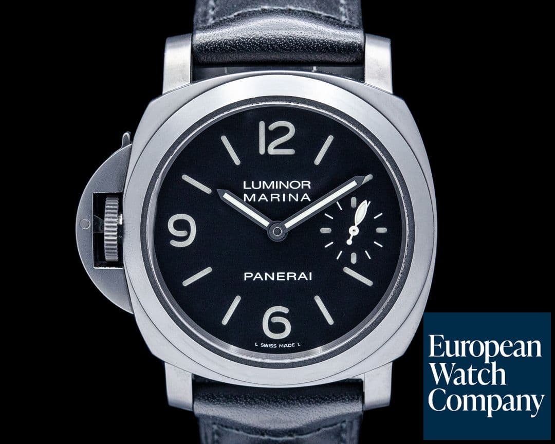 Image of Panerai PAM00026 Luminor Marina Left Handed PVD Black Dial LIMITED