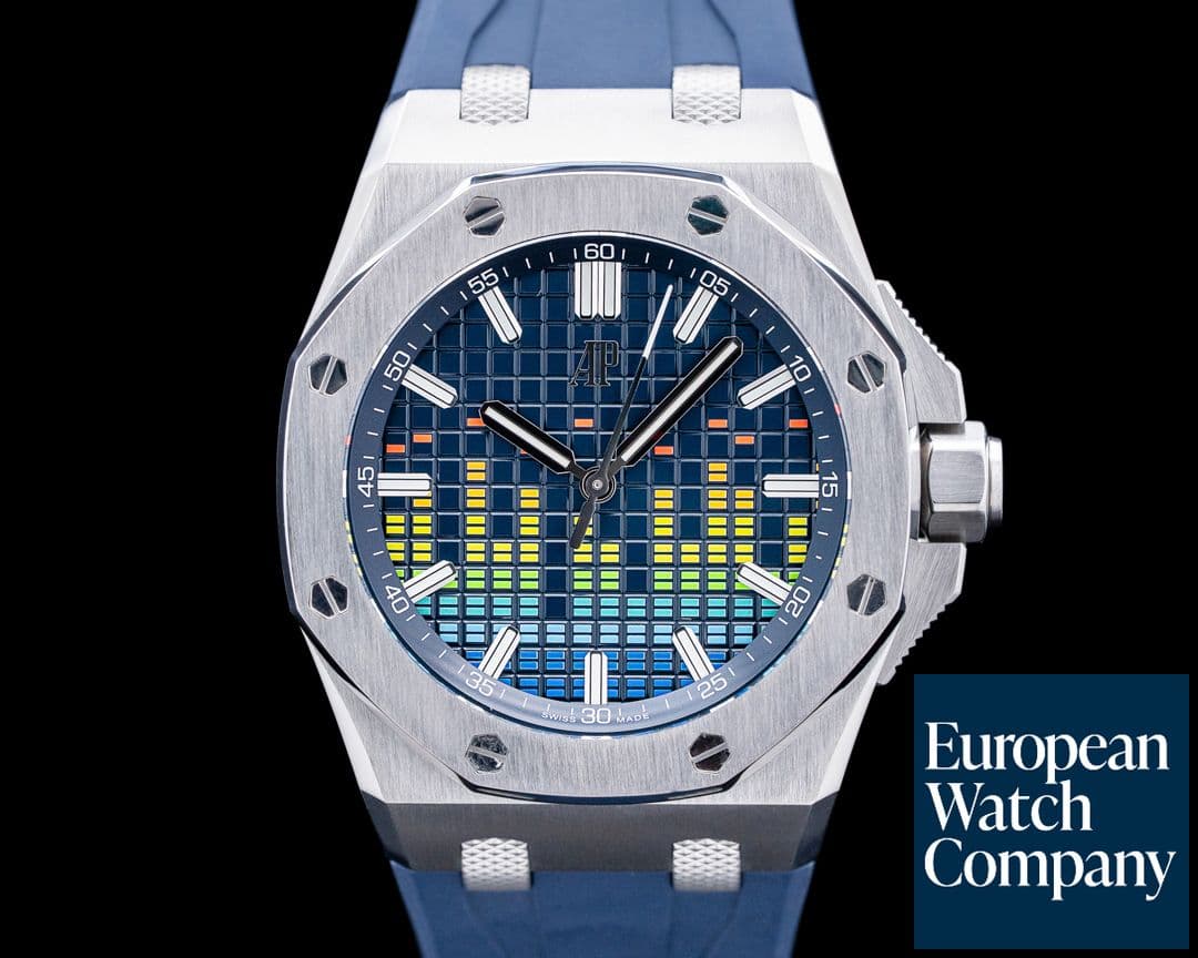 Image of Audemars Piguet Royal Oak Offshore "Music Edition" Titanium Blue Dial
