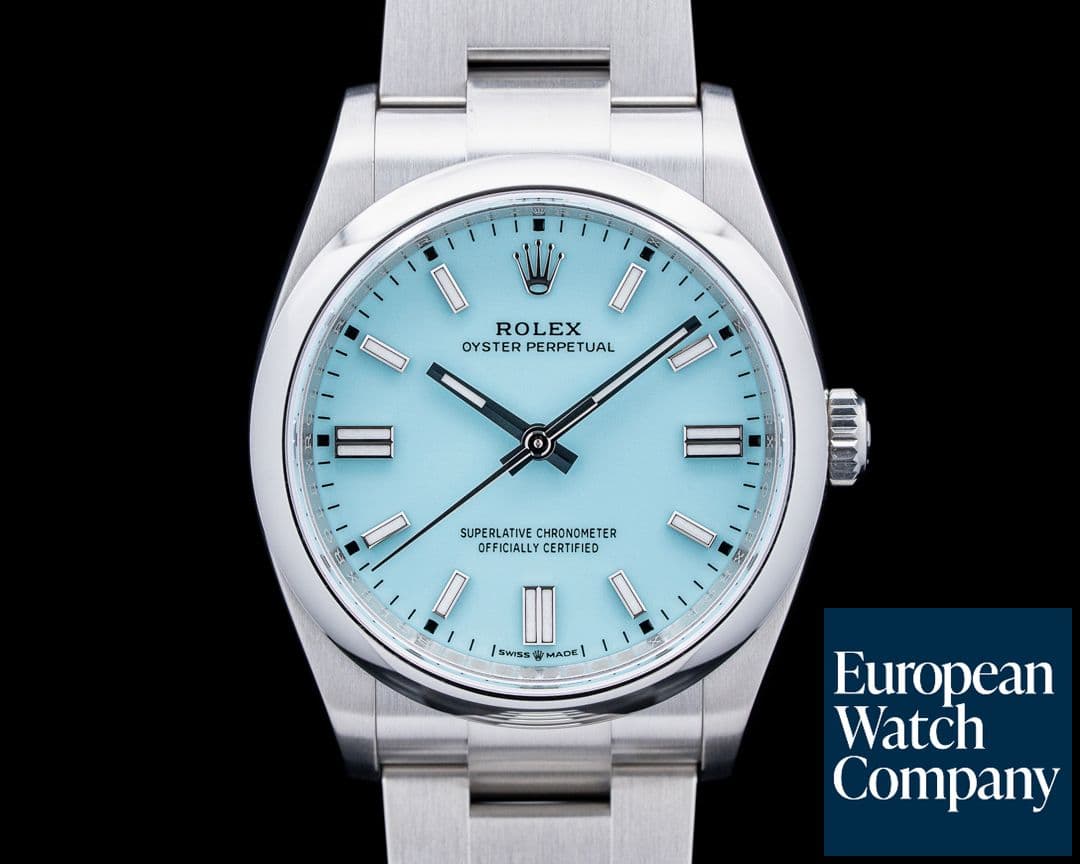 Image of Rolex 126000 Oyster Perpetual SS Turquoise Dial 2025 UNWORN