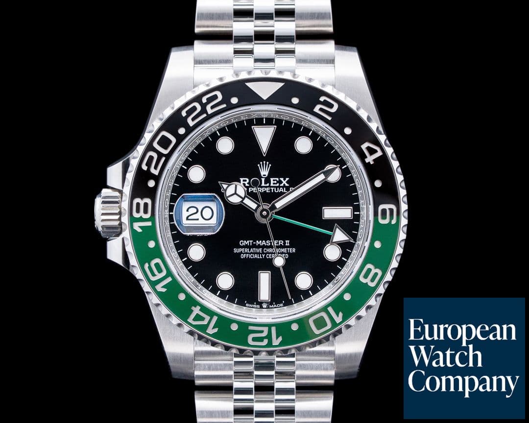 Image of Rolex 126720VTNR GMT-Master II "Sprite" SS Black Dial