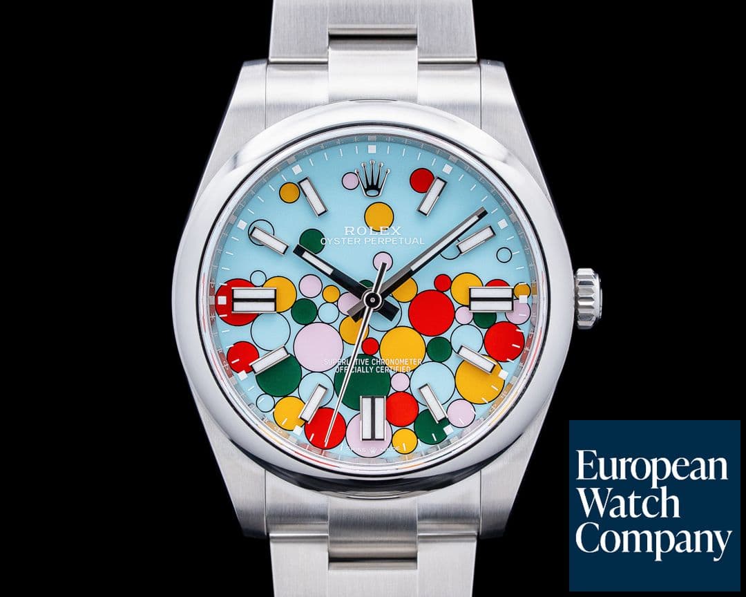 Image of Rolex 124300 Oyster Perpetual SS Celebration Dial