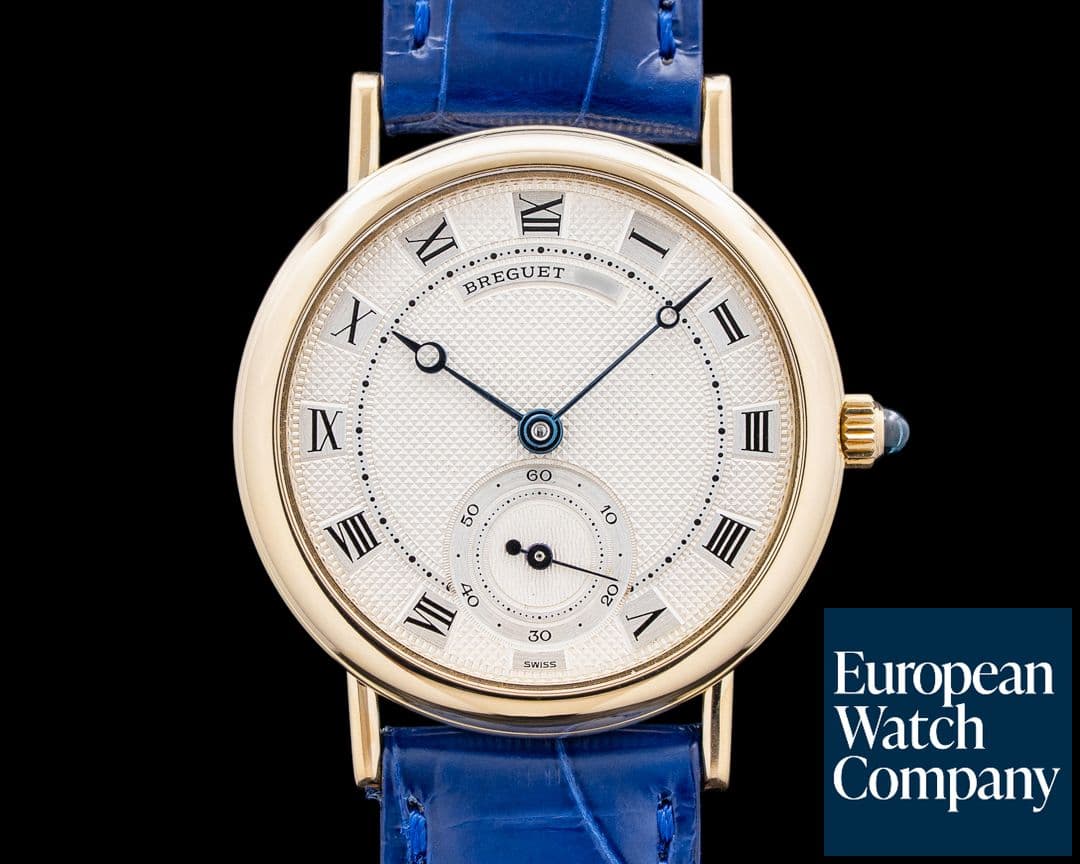 Image of Breguet 3210BA Classique 18K Yellow Gold Silver Dial