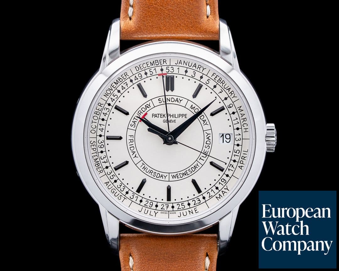 Image of Patek Philippe 5212A Calatrava Weekly Calendar SS Silver Dial