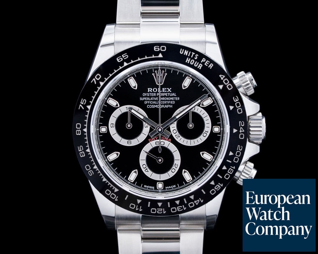 Image of Rolex 116500LN Daytona Ceramic SS Black Dial