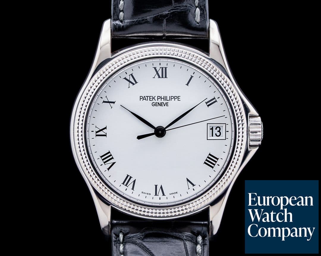 Image of Patek Philippe 5117G-001 Calatrava 18K White Gold White Dial
