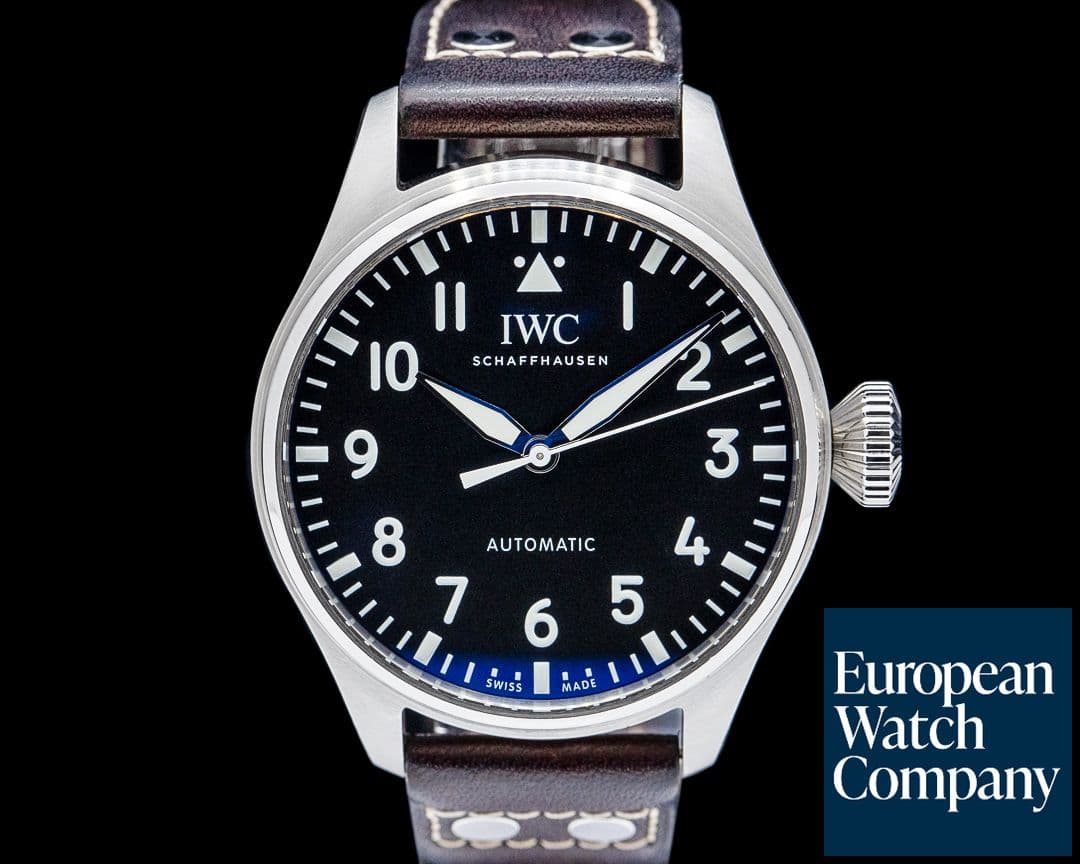 Image of IWC IW329301 Big Pilot 43MM SS Black Dial