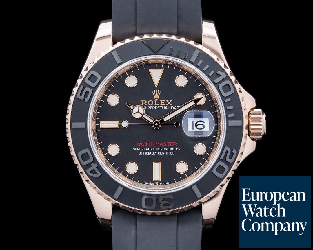 Image of Rolex 126655 Yacht-Master 40 Everose Gold Black Dial
