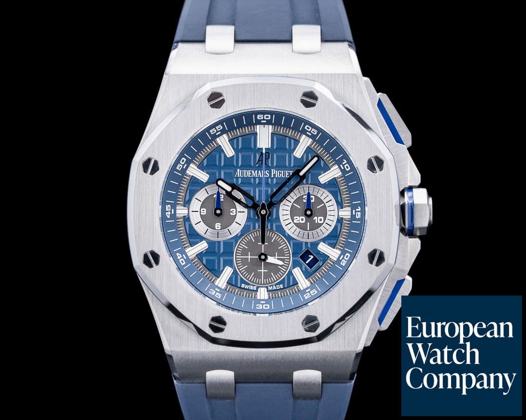 Image of Audemars Piguet 26480TI Royal Oak Offshore Titanium Blue Dial