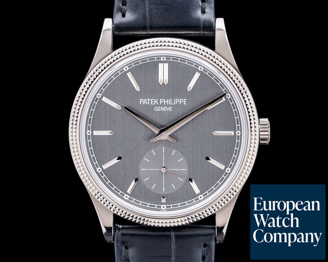 Image of Patek Philippe 6119G Calatrava 18K White Gold Charcoal Gray Dial 2025