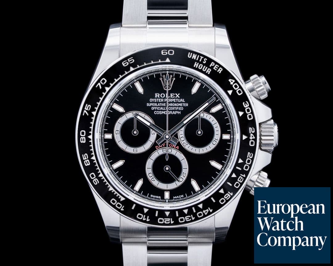 Image of Rolex 126500LN Daytona SS Black Dial 2025 UNWORN
