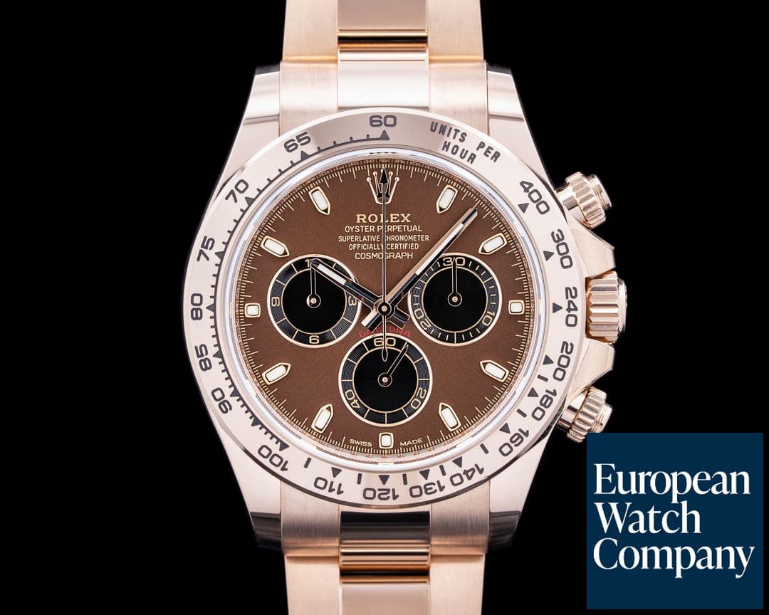 Image of Rolex 116505 Daytona 18K Everose Gold Brown Dial