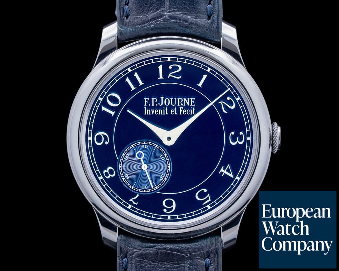 Image of F. P. Journe Chronometre Bleu Tantalum Blue Dial