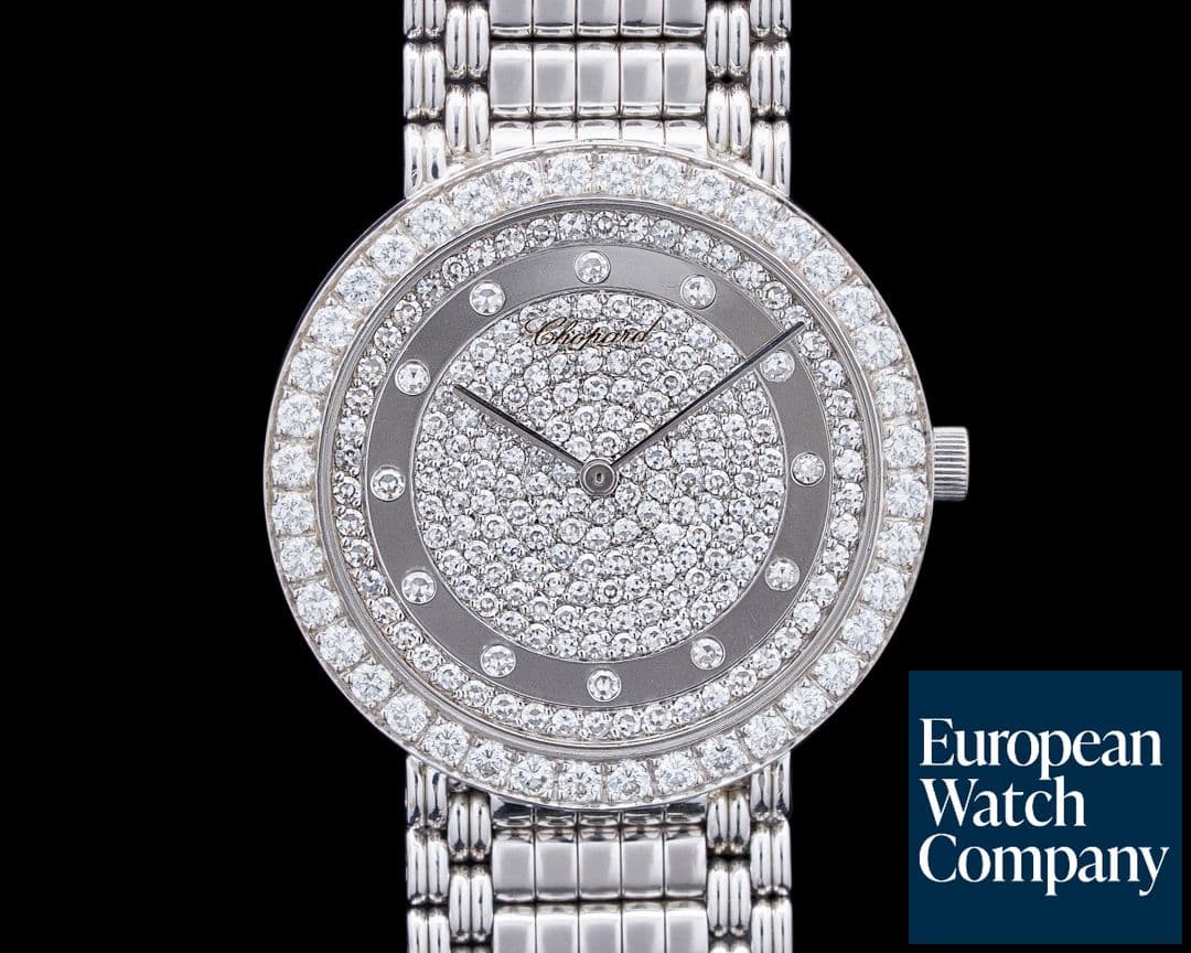 Image of Chopard S14/3030 Wristwatch Diamonds 18K White Gold Pave Dial
