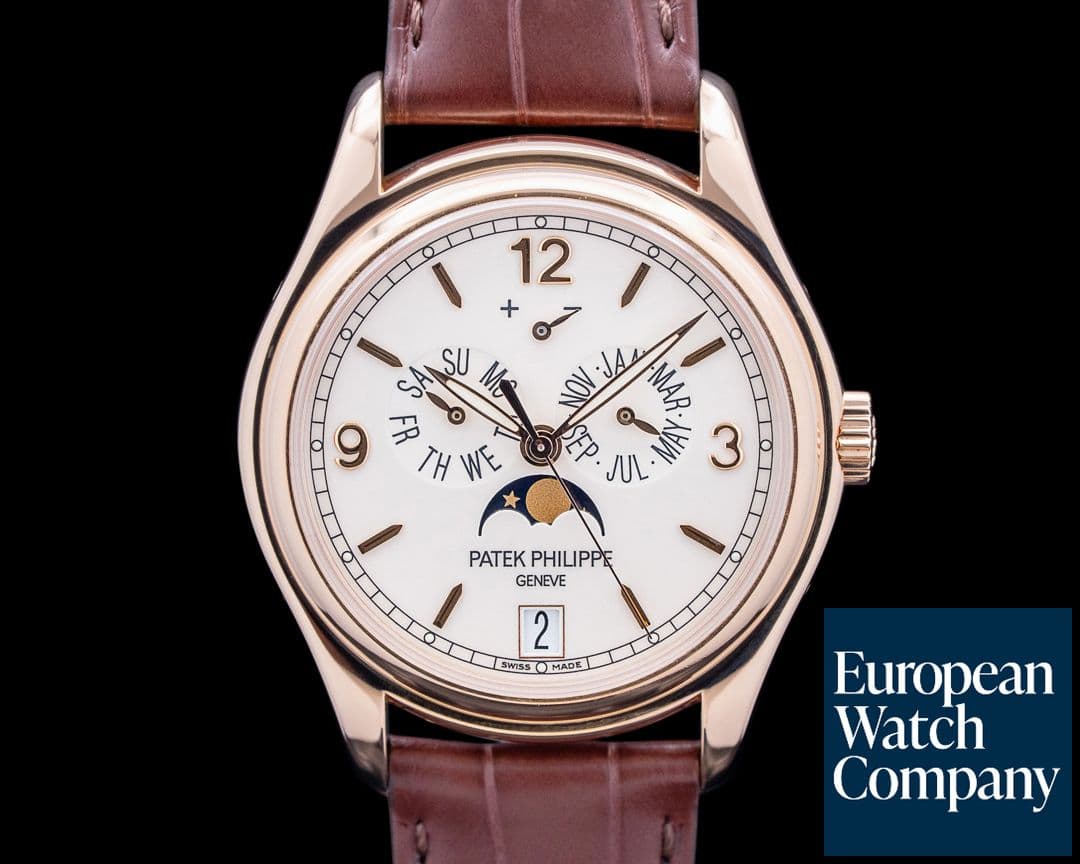 Image of Patek Philippe 5146R Annual Calendar Moonphase 18K Rose Gold Ivory Cream Dial