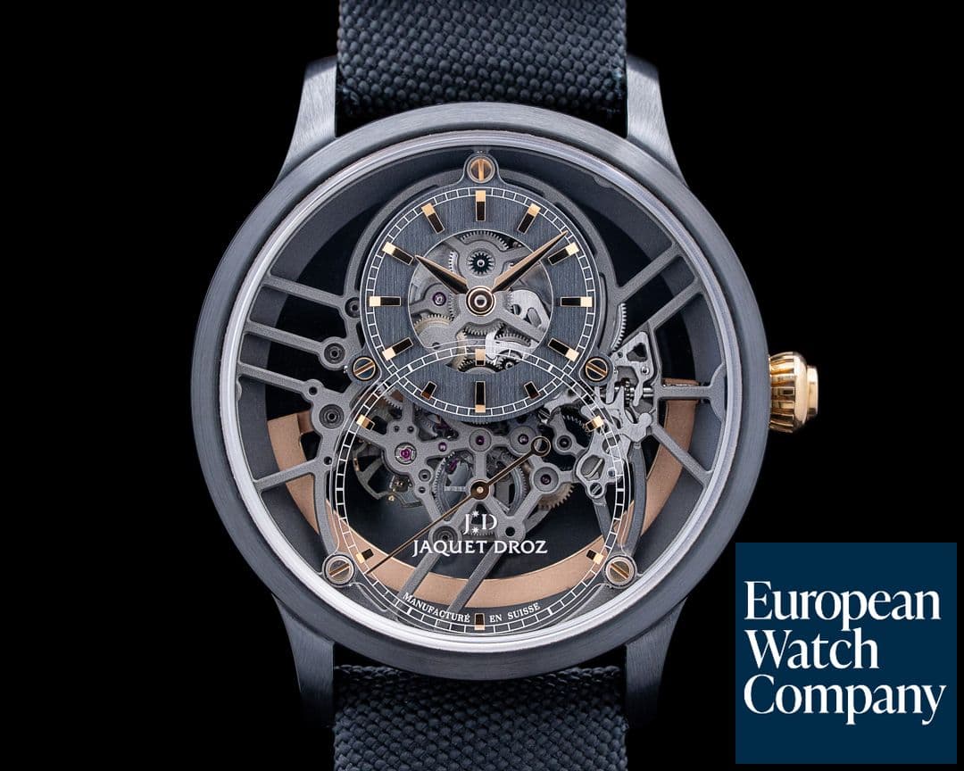 Image of Jaquet Droz J003525540 Grande Seconde Skelet-One Ceramic Skeleton Dial UNWORN