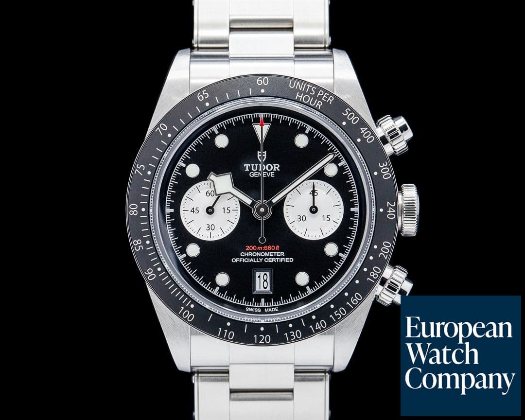 Image of Tudor 79360N Black Bay Chronograph SS Black Dial