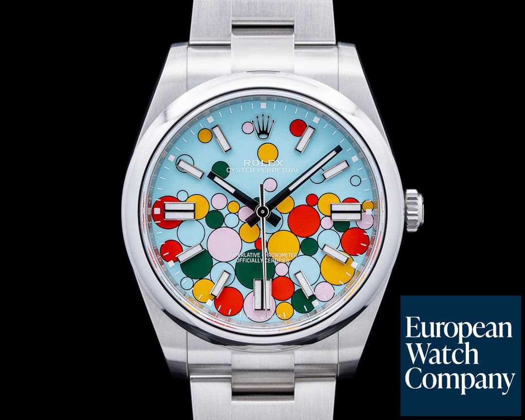 Image of Rolex 124300 Oyster Perpetual SS Celebration Dial