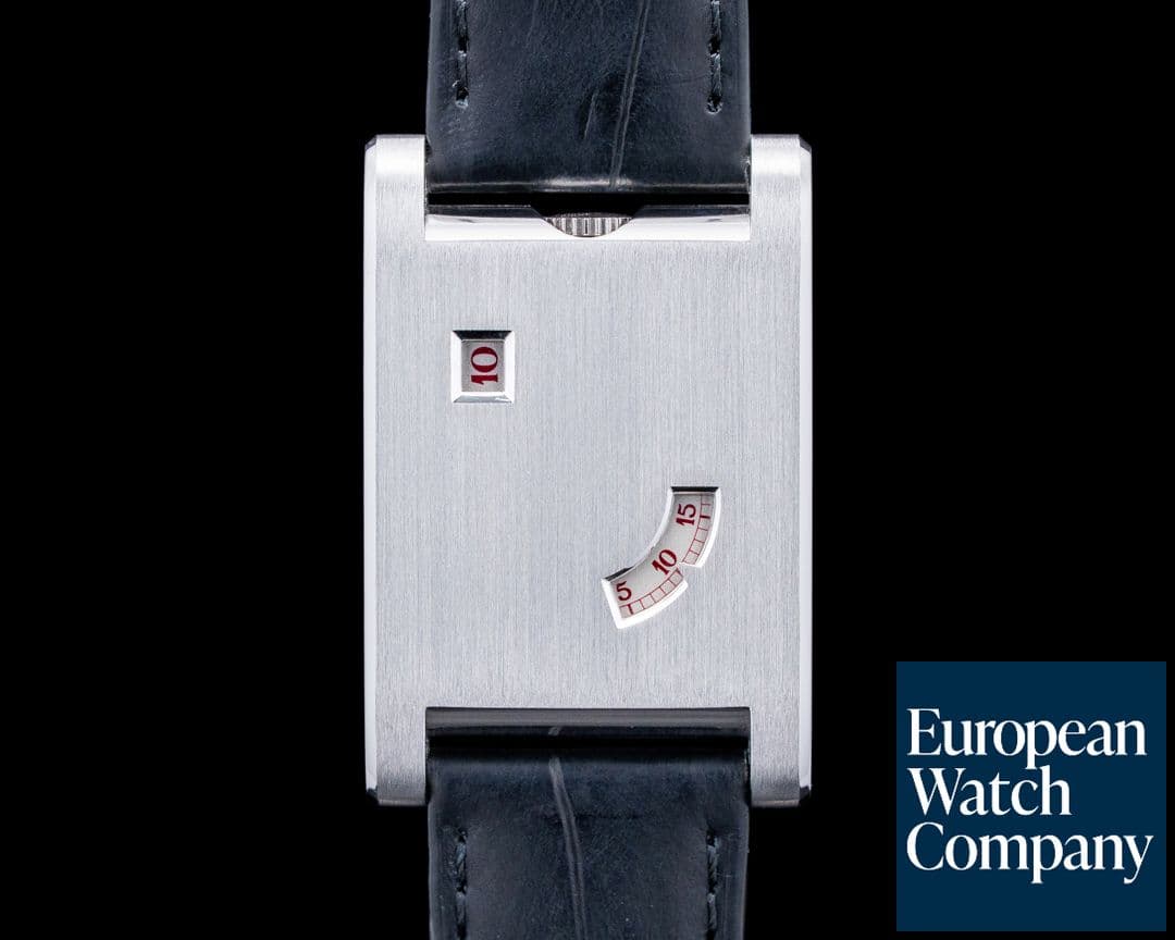 Image of Cartier WGTA0237 Tank a Guichets Platinum Oblique 2025 LIMITED UNWORN