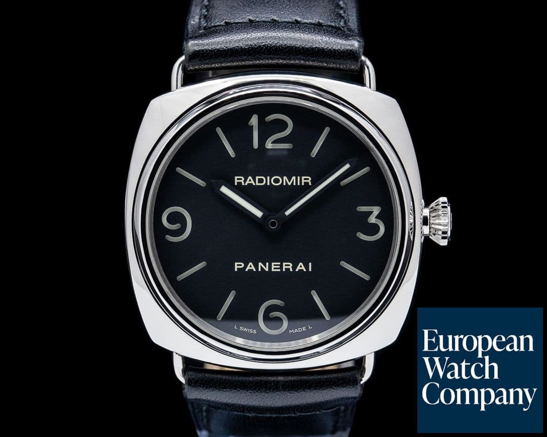 Image of Panerai PAM00210 Radiomir Base SS Black Dial