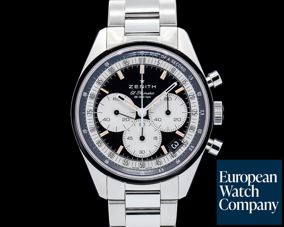 Image of Zenith El Primero Chronomaster Original SS Panda Dial