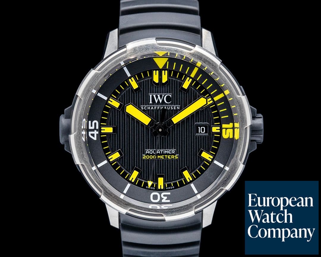 Image of IWC IW358001 Aquatimer Automatic 2000 Titanium Black Dial