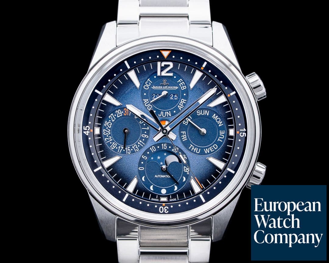Image of Jaeger LeCoultre Q9088180 Polaris Perpetual Calendar SS Blue Dial