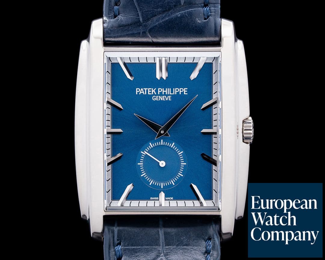 Image of Patek Philippe 5124G-011 Gondolo 18K White Gold Blue Dial