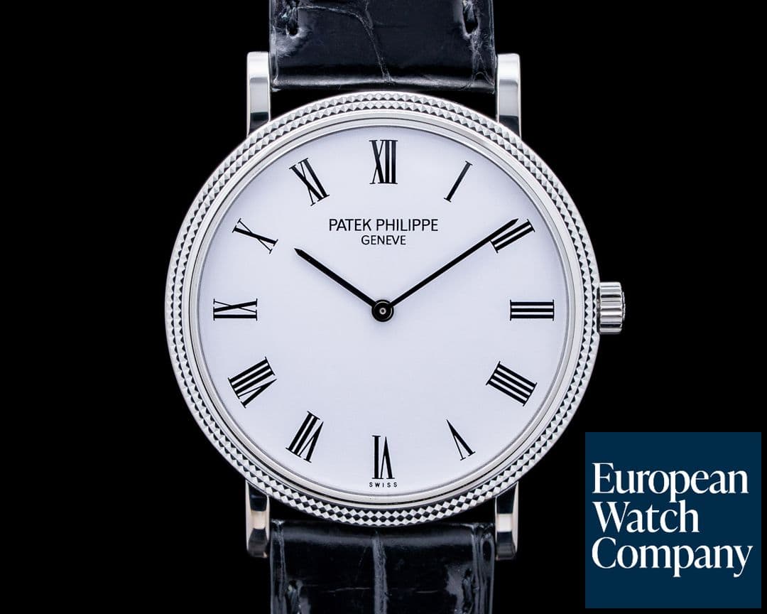 Image of Patek Philippe 5120G Calatrava Automatic 18K White Gold White Dial