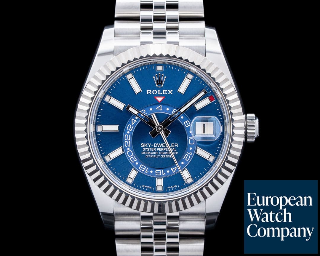 Image of Rolex 326934 Sky-Dweller SS Blue Dial