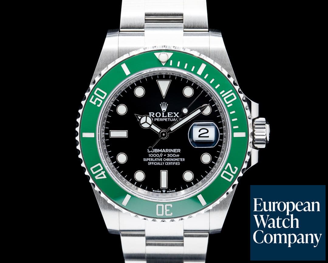 Image of Rolex 126610LV Submariner Date "Starbucks" SS Black Dial