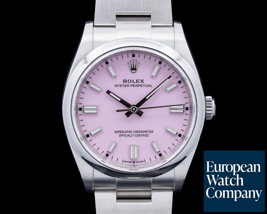 Image of Rolex 126000 Oyster Perpetual SS Pink Dial 2025