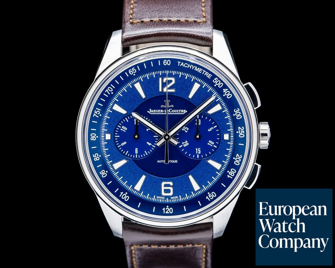Image of Jaeger LeCoultre Q9028480 Polaris Chronograph SS Blue Dial