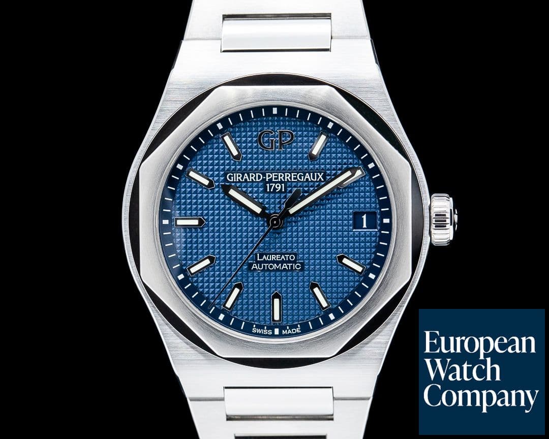 Image of Girard Perregaux Laureato 42MM Automatic SS Blue Dial