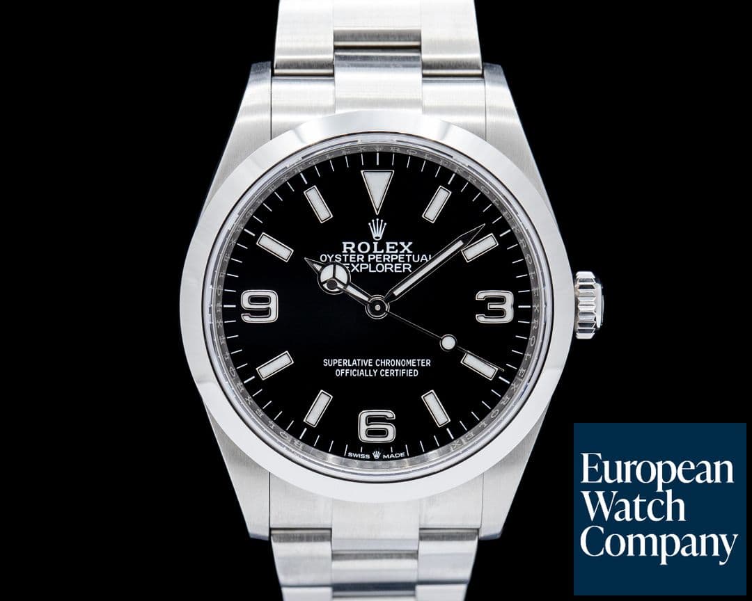 Image of Rolex 124270 Explorer 36MM SS Black Dial