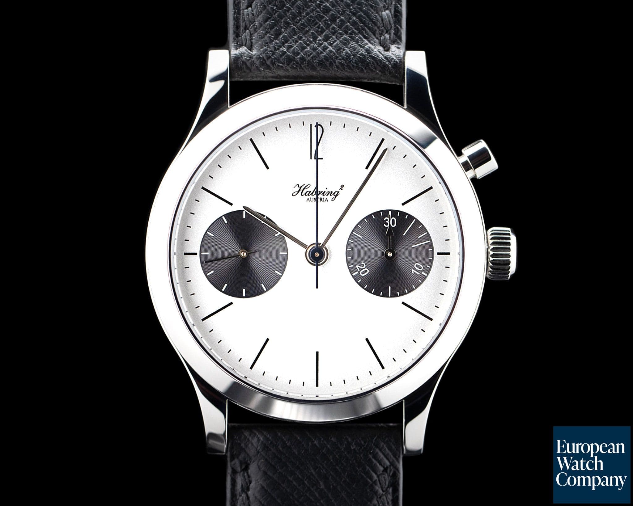 Image of Habring Chrono-Felix Monopusher SS White Dial