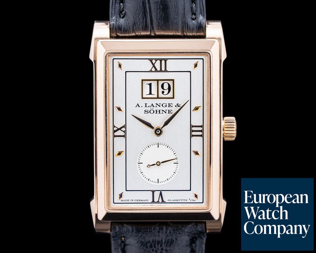Image of A. Lange and Sohne 107.032 Cabaret 18K Rose Gold Silver Dial