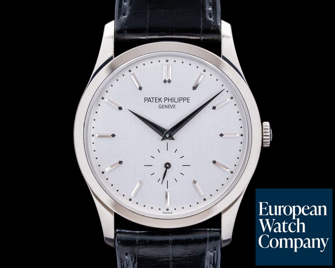 Image of Patek Philippe 5196G-001 Calatrava White Gold Silver Dial