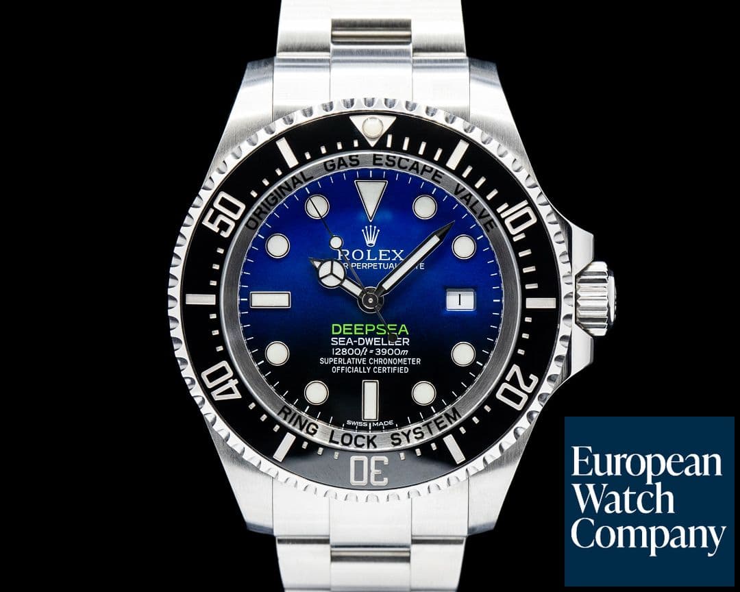 Image of Rolex 116660 Sea-Dweller Deepsea "James Cameron" SS Blue Dial