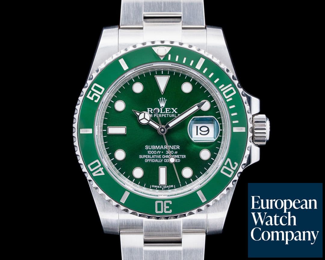 Image of Rolex 116610LV Submariner Date "Hulk" SS Green Dial