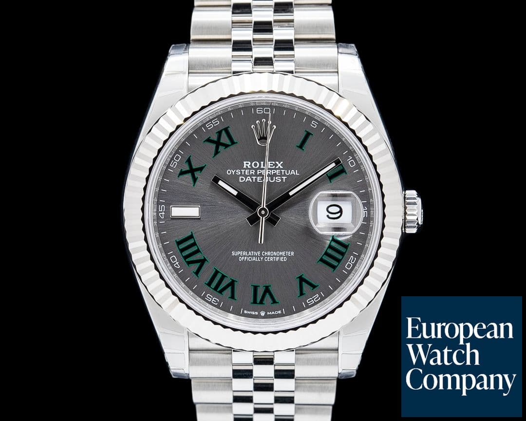 Image of Rolex 126334 Datejust 41 Jubilee Wimbledon SS Gray Dial 2025
