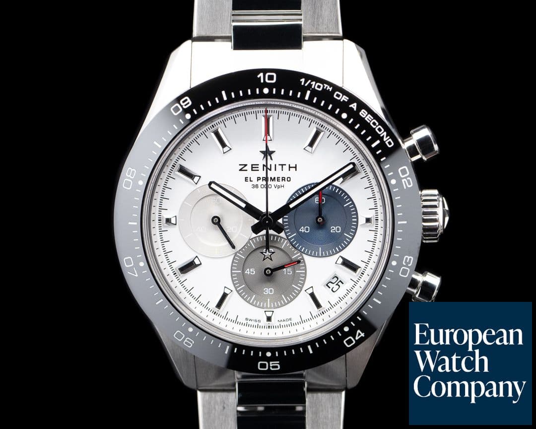 Image of Zenith 03.3100.3600/69.M3100 Chronomaster Sport SS White Dial