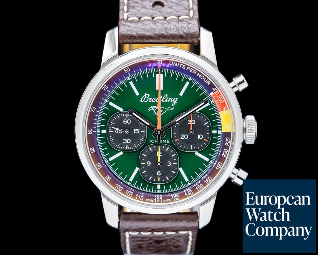Image of Breitling Top Time B01 Ford Mustang SS Green Dial