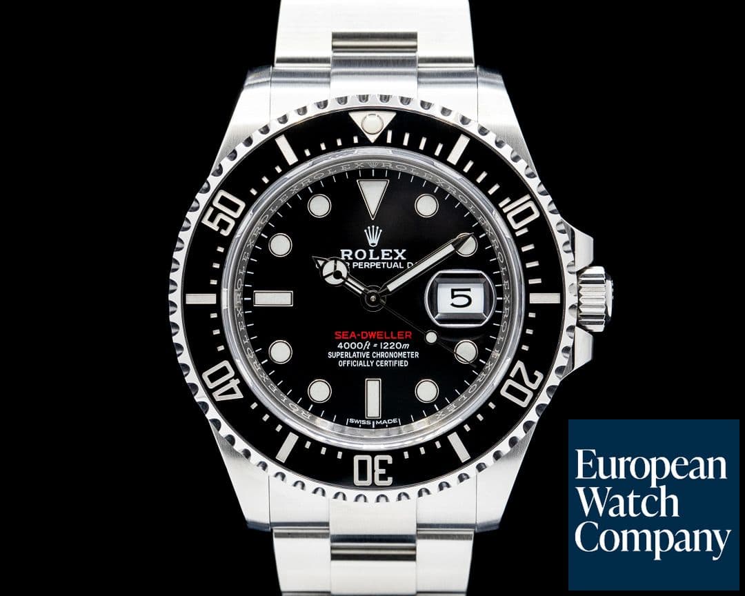 Image of Rolex 126600 Sea-Dweller SS Black Dial
